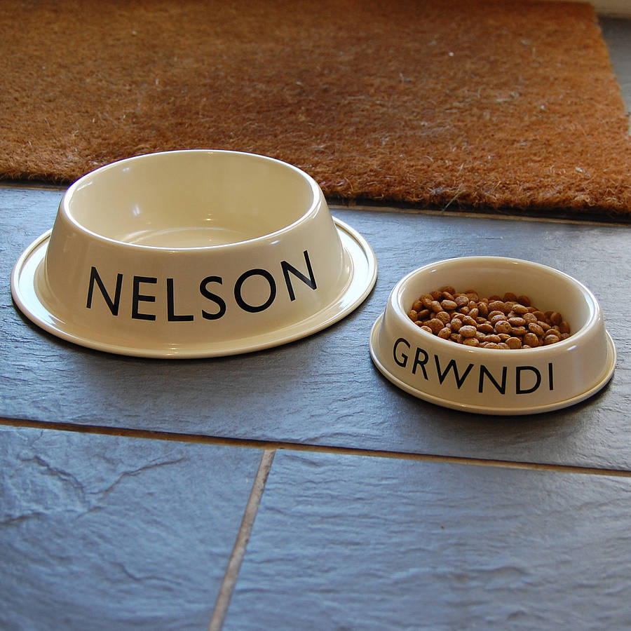 personalised dog bowls