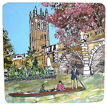 Magdalen Bridge Oxford Coaster, 2 of 2