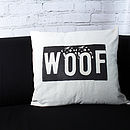 personalised cushion dog