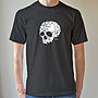 Men's Skull Loveheart T Shirt, thumbnail 1 of 9