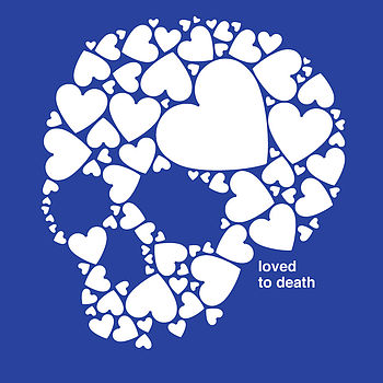 Men's Skull Loveheart T Shirt, 8 of 9
