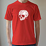Men's Skull Loveheart T Shirt, thumbnail 2 of 9