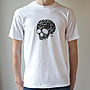 Men's Skull Loveheart T Shirt, thumbnail 5 of 9