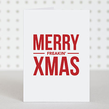 Pack Of Four Funny Christmas Cards, 3 of 5