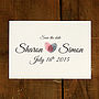 Fingerprint Heart Wedding Invitation And Save The Date, thumbnail 6 of 9