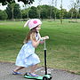 Childs Pink Or Cream Bunny Hi Vis Helmet Cover, thumbnail 2 of 8