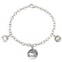 Personalised Mother And Baby Elephant Charm Bracelet, thumbnail 3 of 5