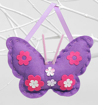 Making Butterfly Gift Sewing Craft Kit In Purple, 4 of 4