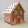 Christmas Gingerbread House Wooden Advent Calendar, thumbnail 1 of 5