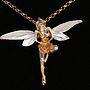 Fairy Pendant In Gold And Silver, thumbnail 1 of 2