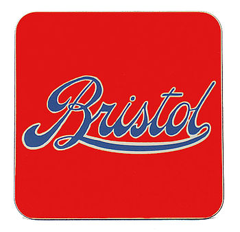 Bristol Logo Red Coaster, 2 of 2