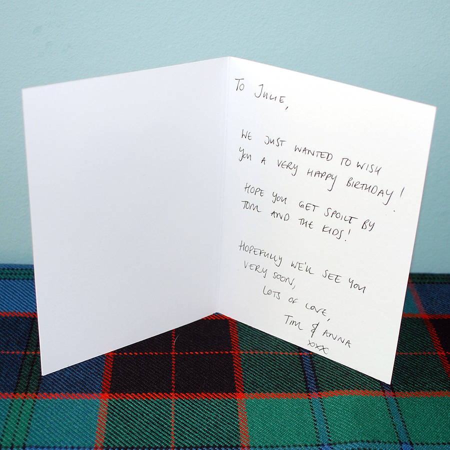 'braw new hoose' scottish new home card by hiya pal