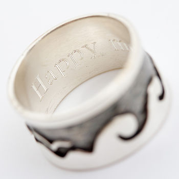 Beside The Sea Personalised Ring, 7 of 12