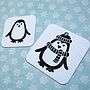 Chilly Penguin Christmas Rubber Stamps, thumbnail 2 of 3