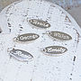 Handmade Personalised Silver Name Necklace with Angel Wings, thumbnail 5 of 8