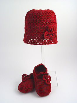 Handmade Bamboo Hat And Booties Gift, 2 of 4