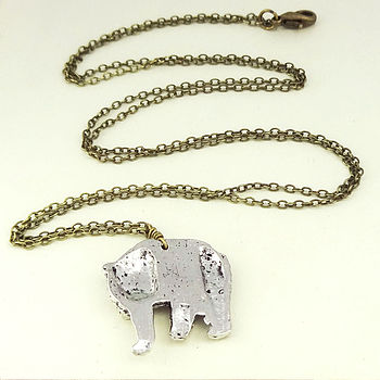 Bear Necklace Pendant, 2 of 2