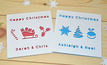 Pack Of Laser Cut Christmas Cards, 4 of 4
