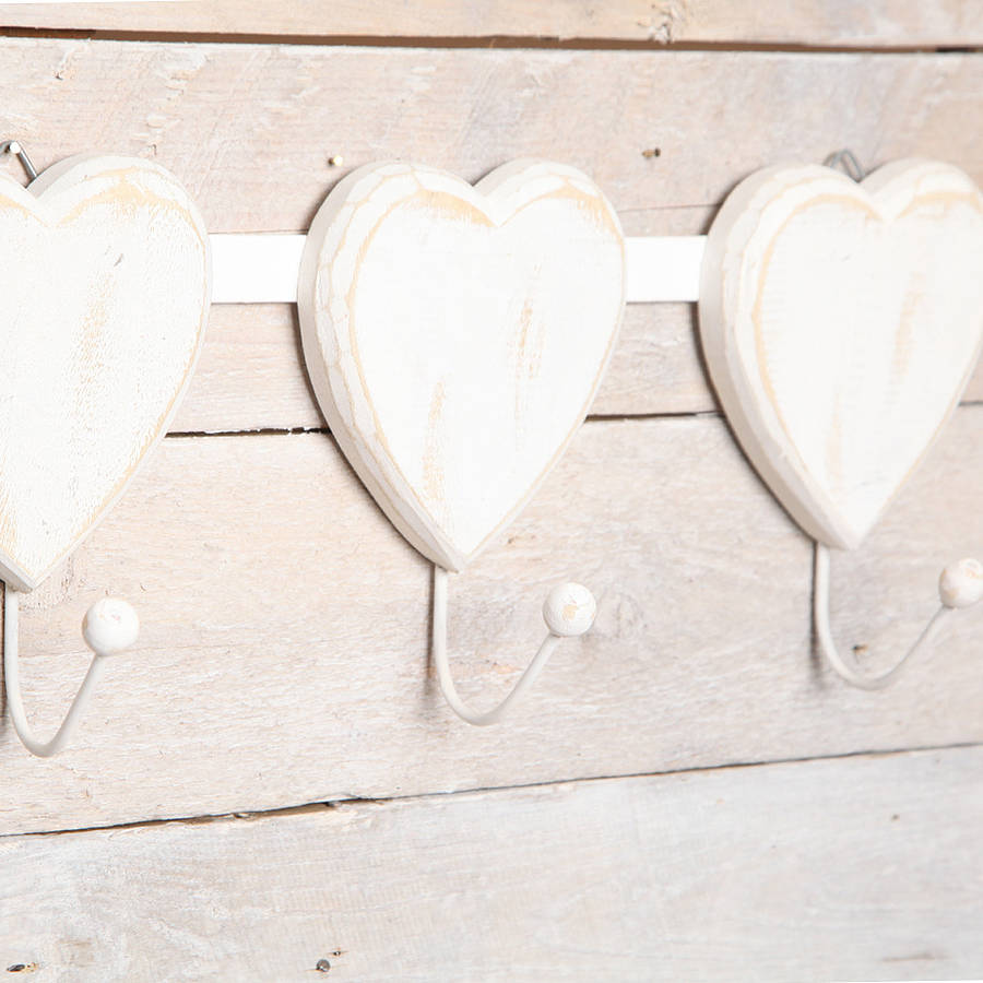 Triple Heart Wall Hook By red berry apple