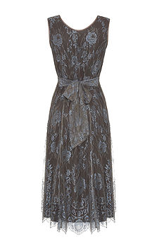 Special Occasion Lace Dress In Winter Blue, 2 of 4