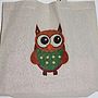 Owl Canvas Bag, thumbnail 2 of 3