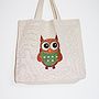 Owl Canvas Bag, thumbnail 3 of 3