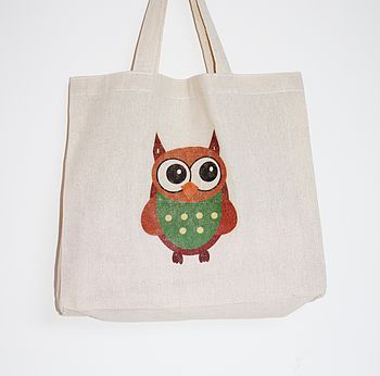 Owl Canvas Bag, 3 of 3