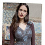 Special Occasion Lace Dress In Winter Blue, thumbnail 4 of 4