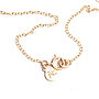 Personalised Five Star Gold Charm Necklace, thumbnail 4 of 5