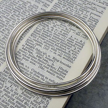 Simple Silver Bangle, 5 of 6