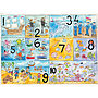 Seaside Numbers Poster, thumbnail 1 of 5