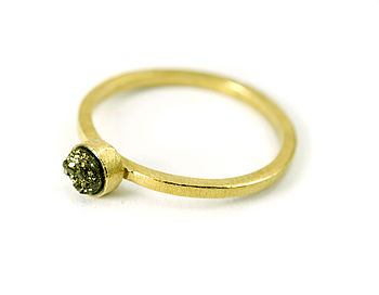 Stacking Stardust: Gold Plated Stacking Ring, 2 of 5