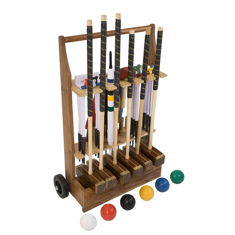 Six Player Championship Croquet Set By Uber Games