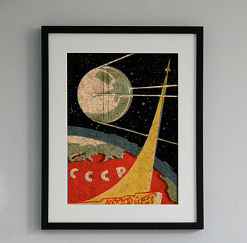 Sputnik Satellite Print, 3 of 4