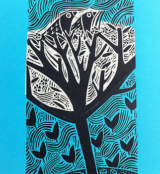Nest Lino Cut With Chine Colle. Not Many Left, 2 of 3