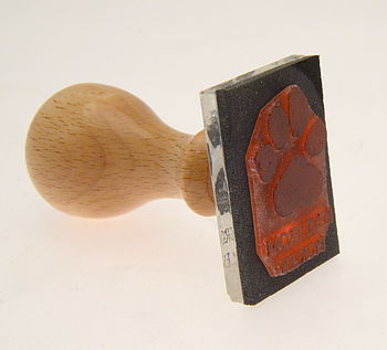 Paw Print Personalised Stamp, 3 of 3
