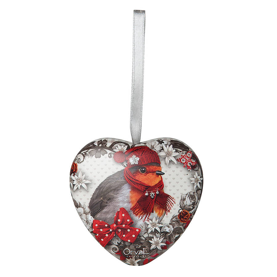 Robin Christmas Decoration By The Rose Shack  notonthehighstreet.com