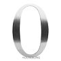 Contemporary Century Stainless Steel House Number, thumbnail 4 of 12