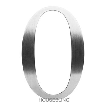 Contemporary Century Stainless Steel House Number, 4 of 12