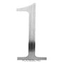 Contemporary Century Stainless Steel House Number, thumbnail 5 of 12