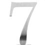 Contemporary Century Stainless Steel House Number, thumbnail 11 of 12
