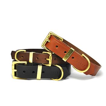 Classic Leather Dog Collar, 4 of 8