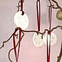 White Ceramic Icicle Labels, thumbnail 3 of 7
