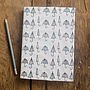 Umbrella Print Notebooks, thumbnail 4 of 10