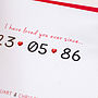 Personalised 'Special Date' Anniversary Card, thumbnail 4 of 5