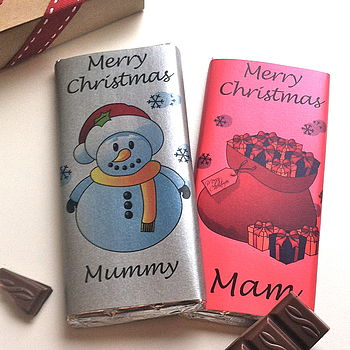 Personalised Christmas Chocolate Bar, 5 of 10