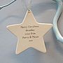 Personalised Christmas Star Decoration, thumbnail 2 of 5