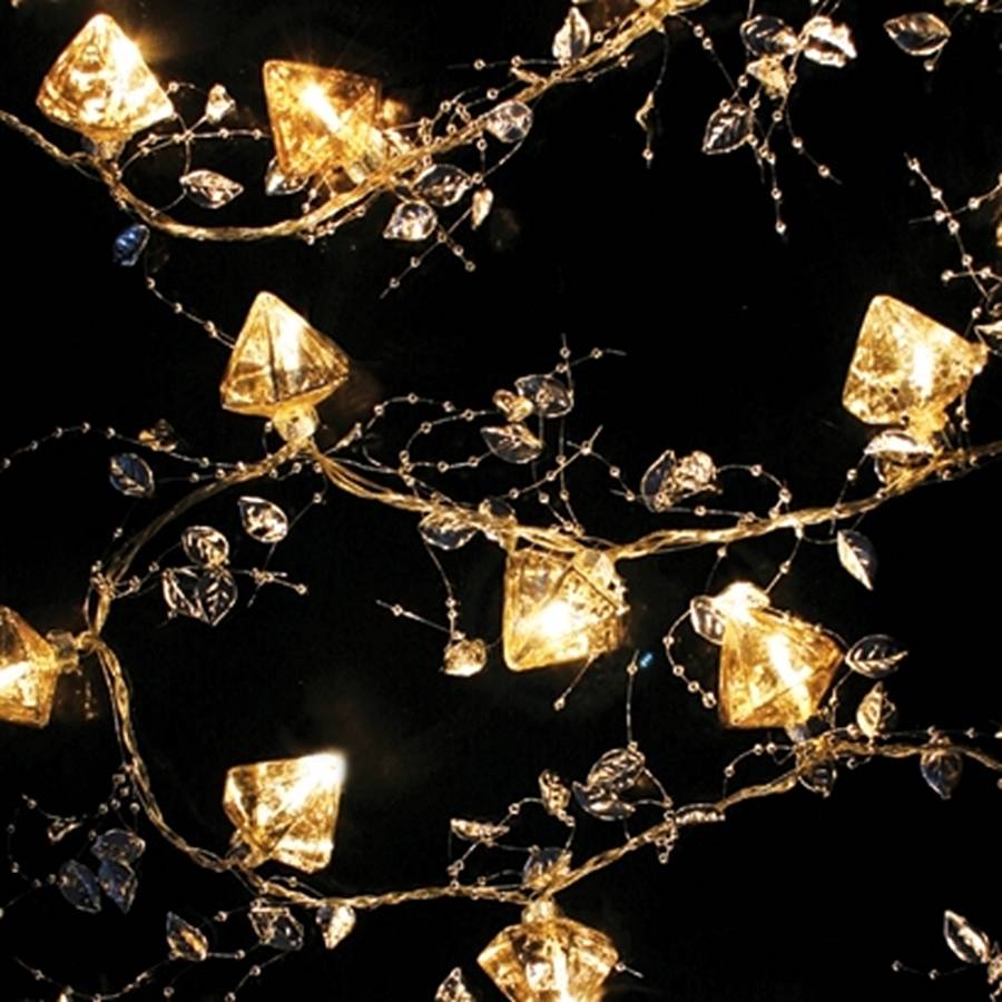 Antiqued Glass LED Fairy Lights By Otters Barn Interiors