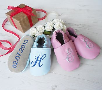 Personalised Initial Baby Shoes, 6 of 12