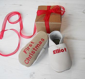 Personalised Leather Baby Shoes, 12 of 12